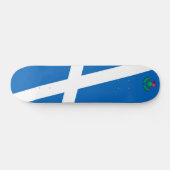 Skateboard Drapeau de l'Écosse avec Chardon (Horz)