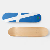 Skateboard Drapeau de l'Écosse avec Chardon (Horz)