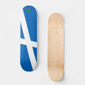 Skateboard Drapeau de l'Écosse avec Chardon (Recto)