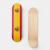 Skateboard Drapeau de l'Espagne (Recto)