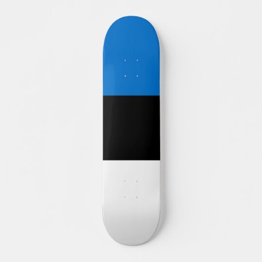 Skateboard Drapeau de l'Estonie (Devant)