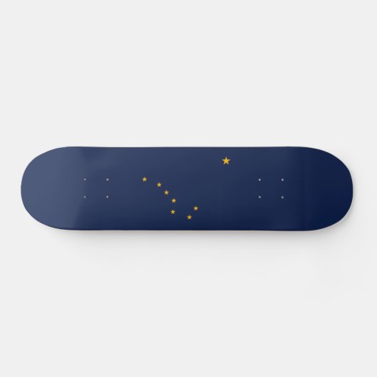 Skateboard Drapeau de l'État d'Alaska (Horz)
