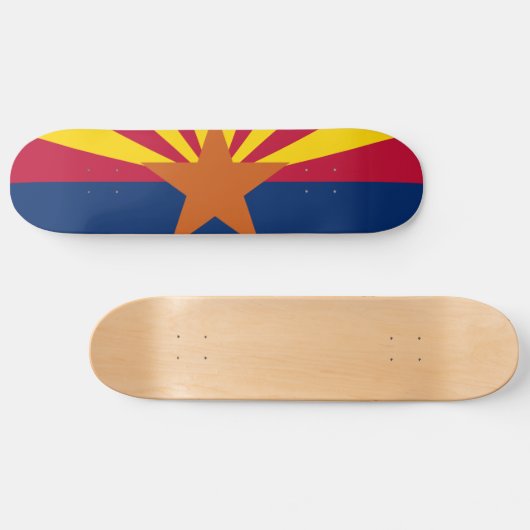 Skateboard Drapeau de l'État d'Arizona (Horz)