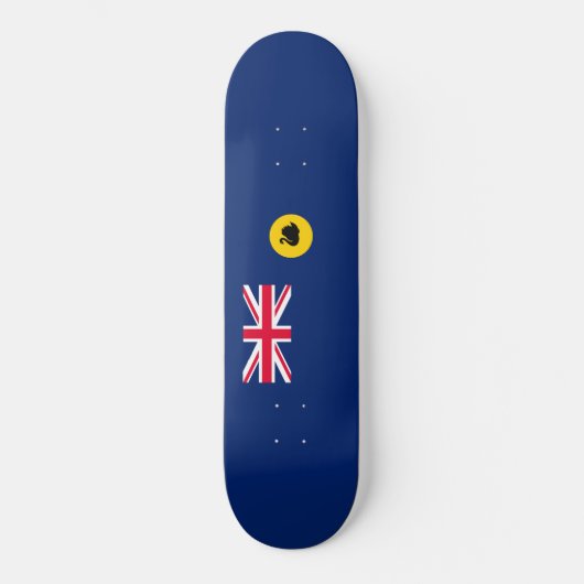 Skateboard Drapeau de l'État d'Australie-Occidentale (Recto)