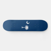 Skateboard Drapeau de l'État de Caroline du Sud (Horz)