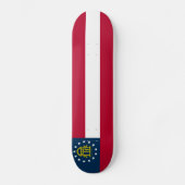 Skateboard Drapeau de l'État de Géorgie (Recto)