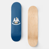 Skateboard Drapeau de l'État de Louisiane (Recto)