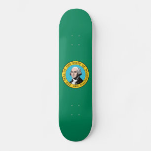 Skateboard Drapeau de l'État de Washington