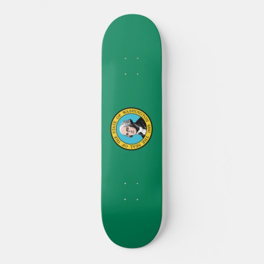 Skateboard Drapeau de l'État de Washington (Recto)