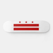 Skateboard Drapeau de l'État de Washington DC (Horz)