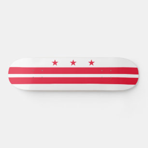 Skateboard Drapeau de l'État de Washington DC