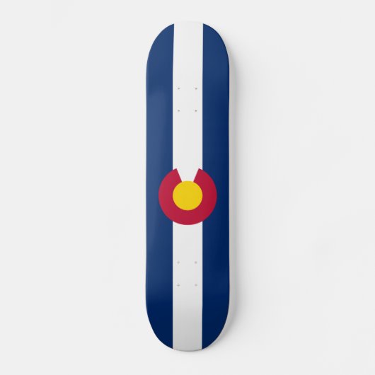 Skateboard Drapeau de l'État du Colorado (Recto)