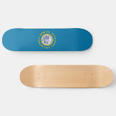 Skateboard Drapeau de l'État du Dakota du Sud (Horz)