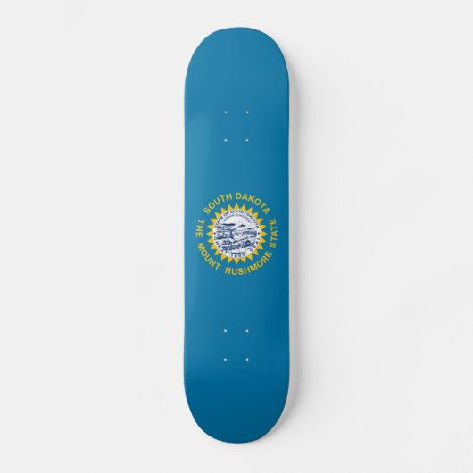 Skateboard Drapeau de l'État du Dakota du Sud (Recto)