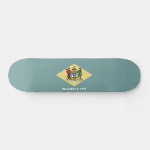 Skateboard Drapeau de l'État du Delaware