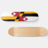 Skateboard Drapeau de l'État du Maryland (Horz)