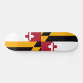 Skateboard Drapeau de l'État du Maryland (Horz)