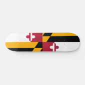 Skateboard Drapeau de l'État du Maryland (Horz)