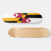 Skateboard Drapeau de l'État du Maryland (Horz)