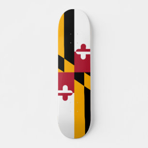 Skateboard Drapeau de l'État du Maryland