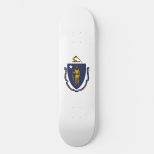 Skateboard Drapeau de l'État du Massachusetts