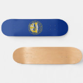 Skateboard Drapeau de l'État du Nebraska (Horz)