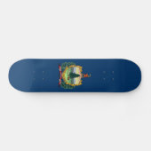 Skateboard Drapeau de l'État du Vermont (Horz)