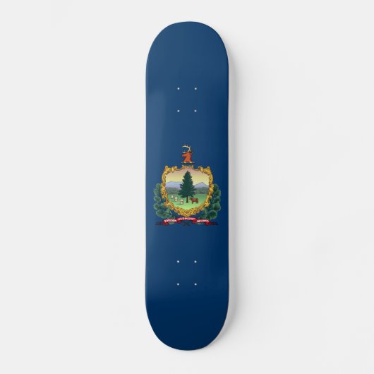 Skateboard Drapeau de l'État du Vermont (Recto)