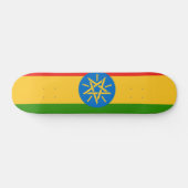 Skateboard Drapeau de l'Ethiopie (Horz)