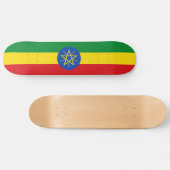 Skateboard Drapeau de l'Éthiopie (Horz)