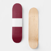 Skateboard Drapeau de Lettonie (Recto)