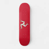 Skateboard Drapeau de l'île de Man (Recto)