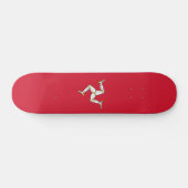 Skateboard Drapeau de l'île de Man (Horz)