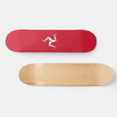 Skateboard Drapeau de l'île de Man (Horz)