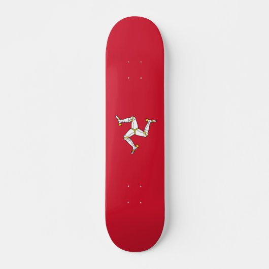 Skateboard Drapeau de l'île de Man (Devant)