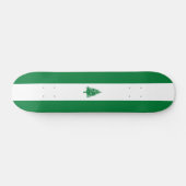 Skateboard Drapeau de l'île Norfolk (Horz)