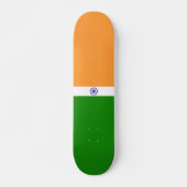 Skateboard Drapeau de l'Inde (Devant)