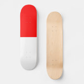 Skateboard Drapeau de l'Indonésie (Recto)