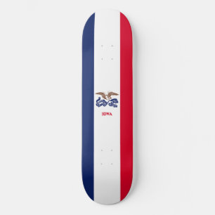 Skateboard Drapeau de l'Iowa