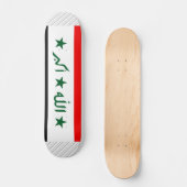 Skateboard Drapeau de l'Irak (Recto)