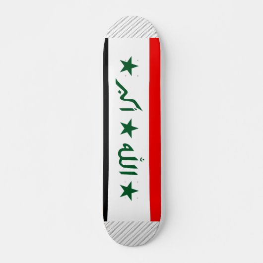 Skateboard Drapeau de l'Irak (Devant)