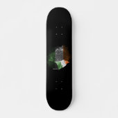 Skateboard Drapeau de l'Irlande (Devant)