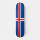Skateboard Drapeau de l'Islande (Devant)
