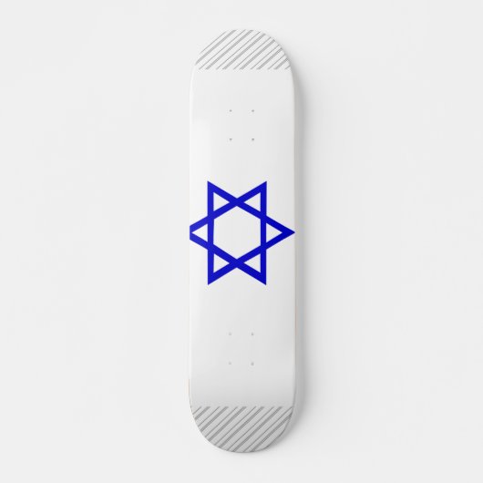 Skateboard Drapeau de l'Israël (Devant)
