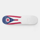 Skateboard Drapeau de l'Ohio (Horz)