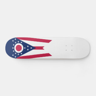 Skateboard Drapeau de l'Ohio