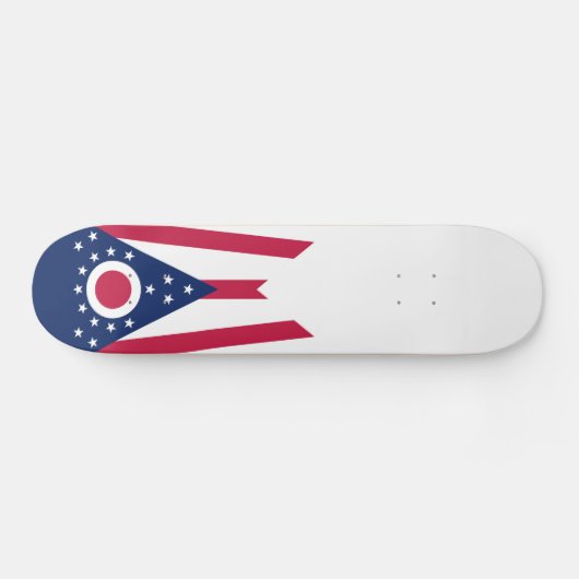 Skateboard Drapeau de l'Ohio (Horz)