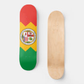 Skateboard Drapeau de Los Angeles (Californie, USA) (Recto)