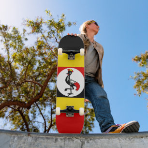 Skateboard Drapeau de l'Ouganda