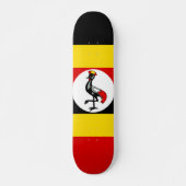 Skateboard Drapeau de l'Ouganda (Devant)